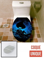 Housse de toilette - Décoration abattant wc Carapuce Water Art