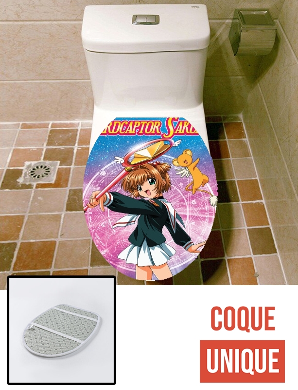 Housse de toilette - Décoration abattant wc Card Captor Sakura