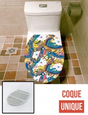 Housse de toilette - Décoration abattant wc Carioca