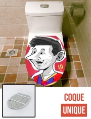 Housse de toilette - Décoration abattant wc cartoonmessi