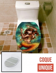 Housse de toilette - Décoration abattant wc Caught Me A Mermaid
