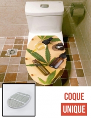 Housse de toilette - Décoration abattant wc CBD Cannabidiol