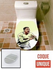 Housse de toilette - Décoration abattant wc Cecilio Dominguez