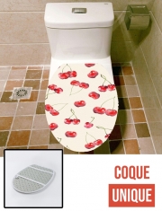 Housse de toilette - Décoration abattant wc Cherry Pattern