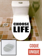 Housse de toilette - Décoration abattant wc Choose Life