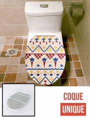 Housse de toilette - Décoration abattant wc Pattern de Noel