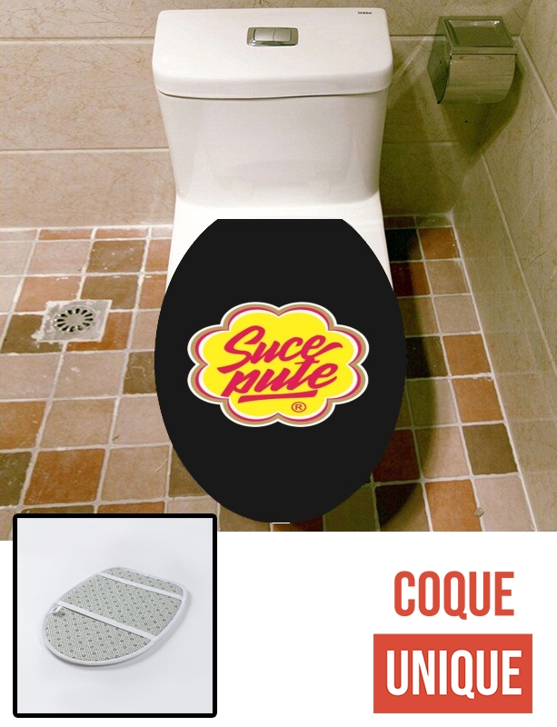Housse de toilette - Décoration abattant wc Chupa Sucepute Alkpote Style
