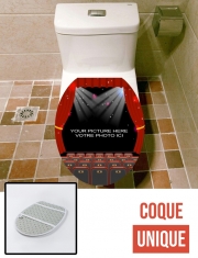 Housse de toilette - Décoration abattant wc Cadre de cinéma / Théâtre avec transparence