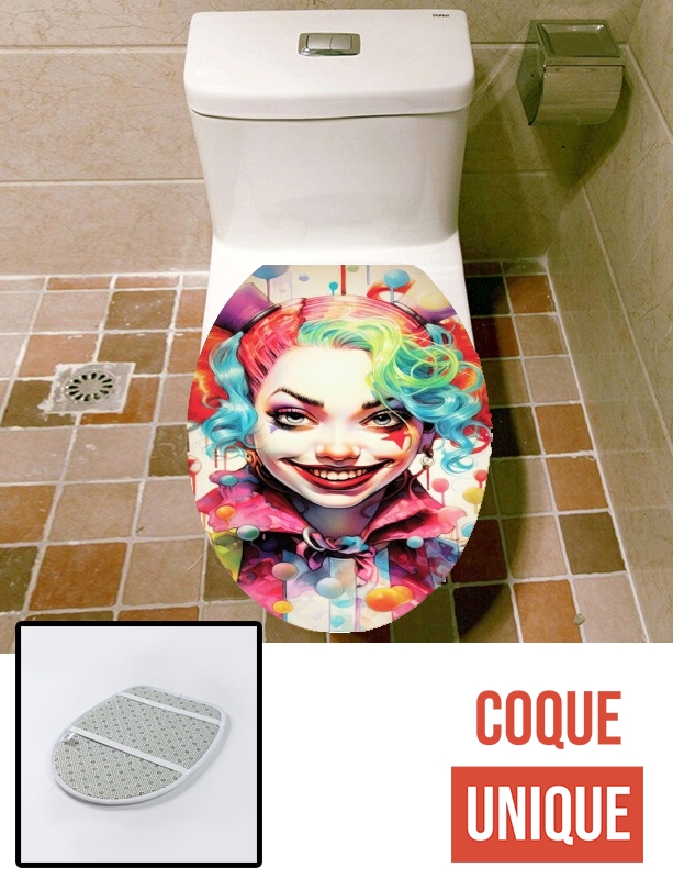 Housse de toilette - Décoration abattant wc Circus beauty