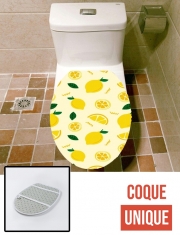 Housse de toilette - Décoration abattant wc Citron été