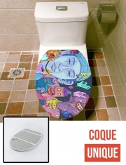Housse de toilette - Décoration abattant wc Colorful and creepy creatures