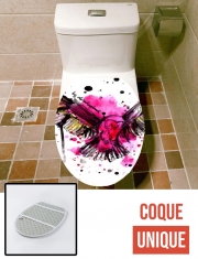 Housse de toilette - Décoration abattant wc Colored Hiboux
