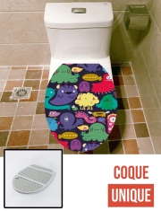 Housse de toilette - Décoration abattant wc Colorful Creatures
