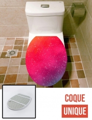 Housse de toilette - Décoration abattant wc Colorful Galaxy