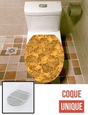 Housse de toilette - Décoration abattant wc Cookie Moai