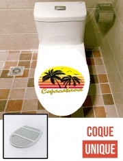 Housse de toilette - Décoration abattant wc Copacabana Rio