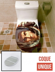 Housse de toilette - Décoration abattant wc Cosmonauta