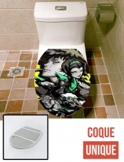 Housse de toilette - Décoration abattant wc Cowboy Bebop Yellow Art