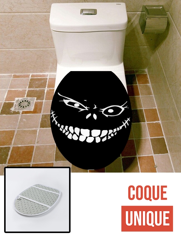 Housse de toilette - Décoration abattant wc Crazy Monster Grin