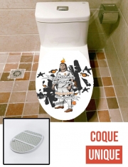 Housse de toilette - Décoration abattant wc Cristiano Ronaldo