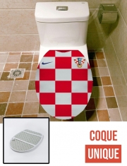Housse de toilette - Décoration abattant wc Croatia World Cup Russia 2018