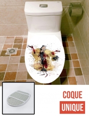 Housse de toilette - Décoration abattant wc Cruella watercolor dream