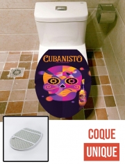 Housse de toilette - Décoration abattant wc Cubanisto calavera