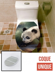 Housse de toilette - Décoration abattant wc Cute panda bear baby