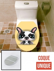 Housse de toilette - Décoration abattant wc Cute Puppies series n.1
