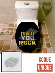 Housse de toilette - Décoration abattant wc Dad rock You