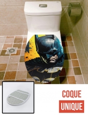 Housse de toilette - Décoration abattant wc Dark Bat V1