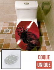 Housse de toilette - Décoration abattant wc Dark Maul