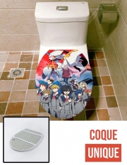 Housse de toilette - Décoration abattant wc darling in the franxx