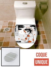 Housse de toilette - Décoration abattant wc Demon Slayer Kamado Tanjiro
