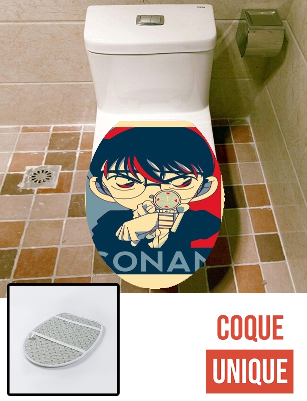 Housse de toilette - Décoration abattant wc Detective Conan Propaganda