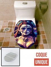 Housse de toilette - Décoration abattant wc Dia De Los Muertos 