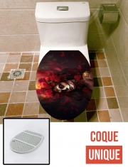 Housse de toilette - Décoration abattant wc Dia De Los Muertos V3