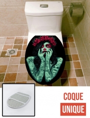 Housse de toilette - Décoration abattant wc Dia de los Muertos