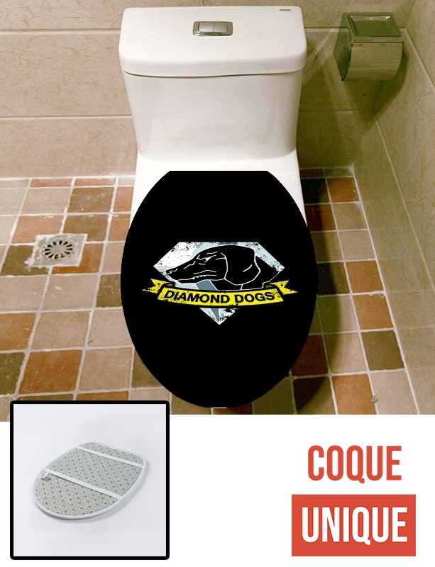 Housse de toilette - Décoration abattant wc Diamond Dogs Solid Snake