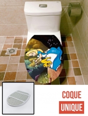 Housse de toilette - Décoration abattant wc Disney Hangover Alice and Simba