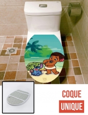 Housse de toilette - Décoration abattant wc Disney Hangover Moana and Stich