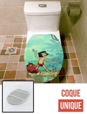 Housse de toilette - Décoration abattant wc Disney Hangover Mowgli Timon and Pumbaa 