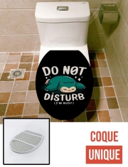 Housse de toilette - Décoration abattant wc Do not disturb im busy