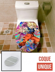 Housse de toilette - Décoration abattant wc Dokkan Battle Goku Gratitude And Respect