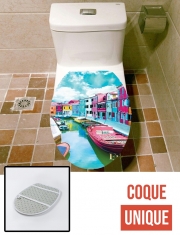 Housse de toilette - Décoration abattant wc Dolce Vita