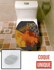 Housse de toilette - Décoration abattant wc Don Quixote