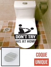 Housse de toilette - Décoration abattant wc dont try it at home Kinésithérapeute - Osthéopathe