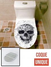 Housse de toilette - Décoration abattant wc Doodle Skull