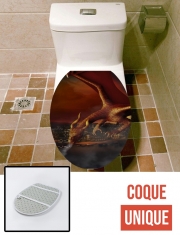 Housse de toilette - Décoration abattant wc Dragon Attack