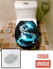Housse de toilette - Décoration abattant wc Dragon Electric